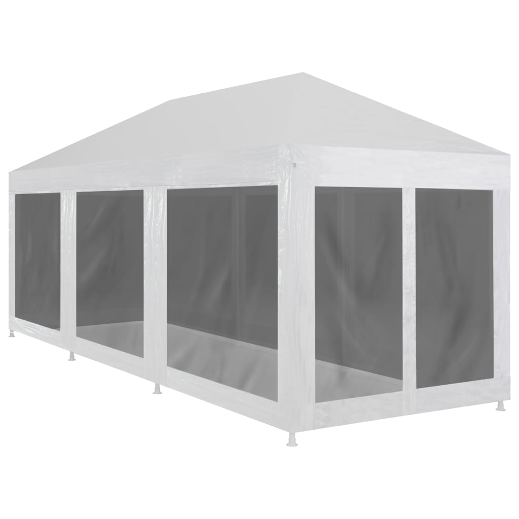 foto del prodotto tenda per feste con 8 pareti in rete 9x3 m
