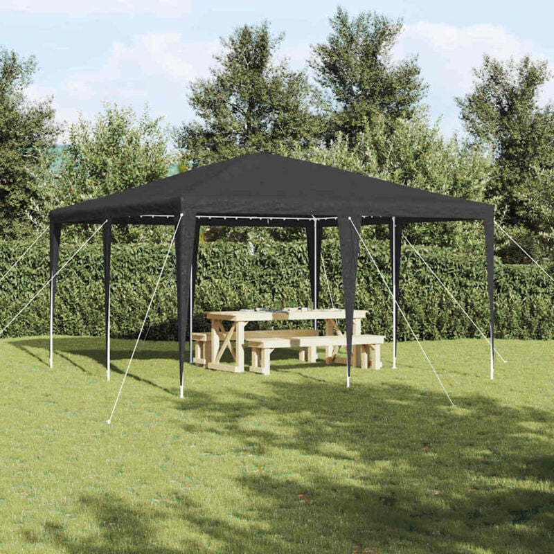 foto del prodotto tenda per feste grigia scura 4x4 m in pe vidaxl