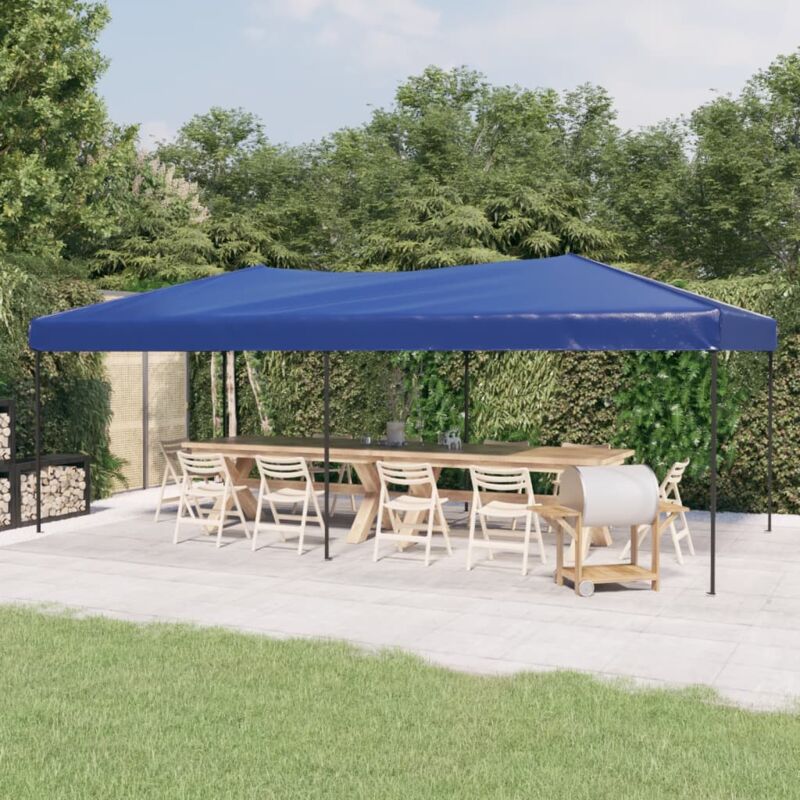 foto del prodotto tenda per feste pieghevole blu 3x6 m vidaxl