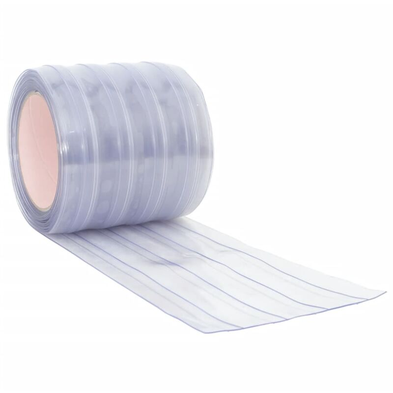 foto del prodotto tenda per porte trasparente 200 mm x 1,6 mm 25 m in pvc vidaxl