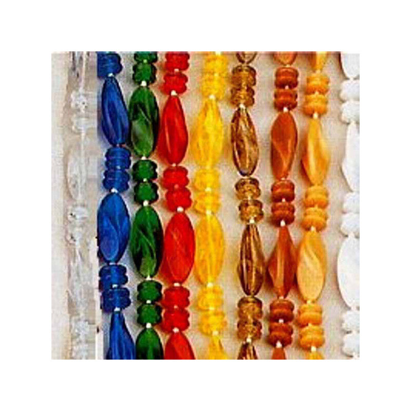 foto del prodotto tenda perlina in plastica trasparente 120 x 230 cm