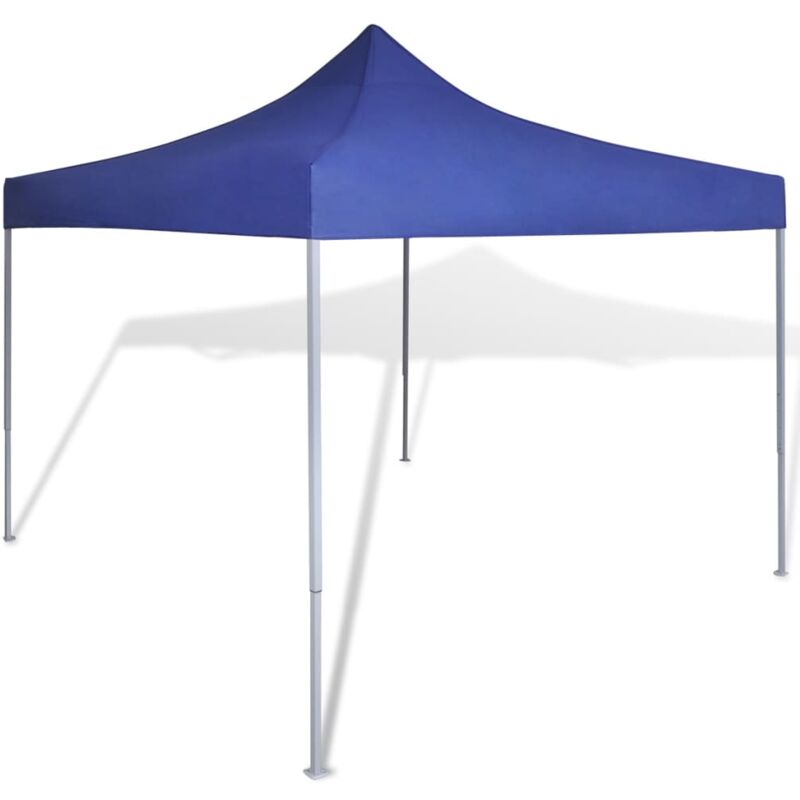 foto del prodotto tenda pieghevole 3 x 3 m in tessuto resistente gazebo giardino vari colori colore blu