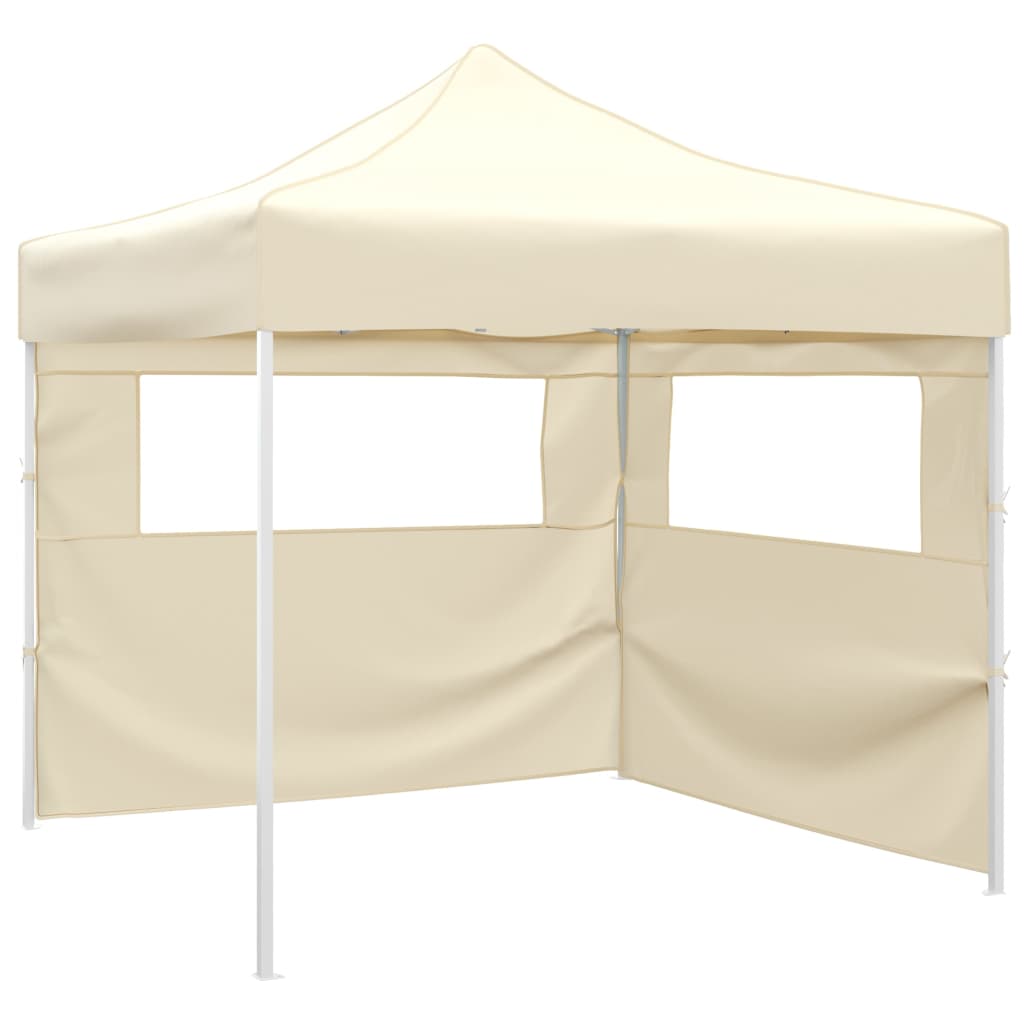 foto del prodotto tenda pieghevole con 2 pareti 3x3 m crema