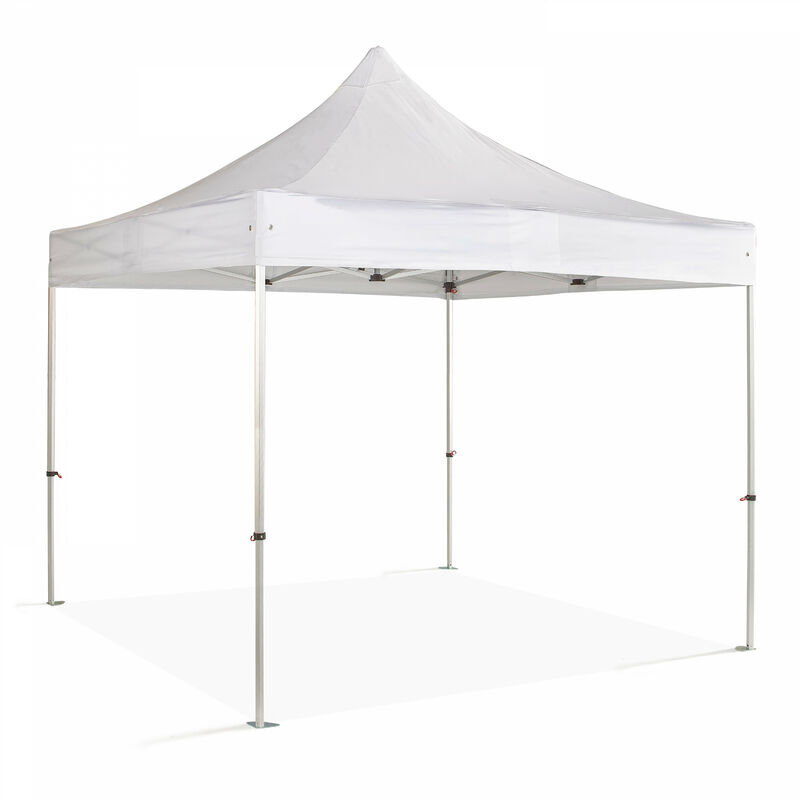 foto del prodotto tenda pieghevole in alluminio 3x3m bianca