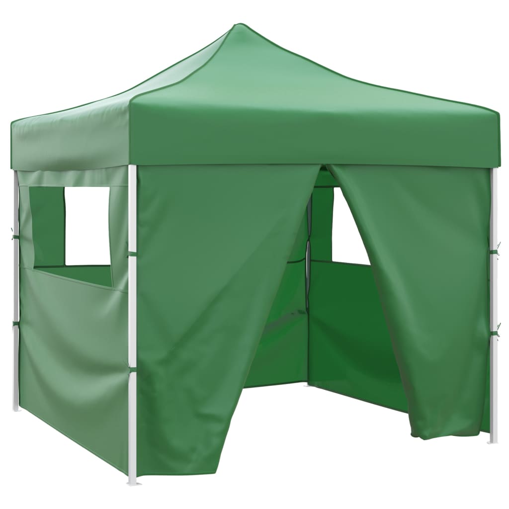 foto del prodotto tenda pieghevole verde 3 x 3 m con 4 pareti cod mxl 72015