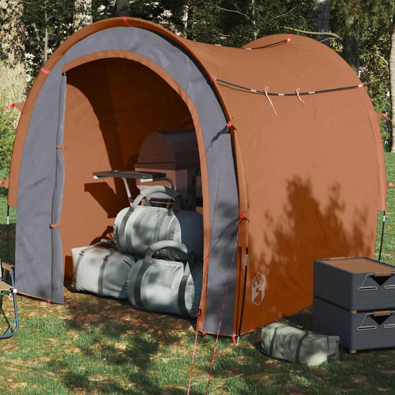 foto del prodotto tenda portaoggetti arancione impermeabile vidaxl