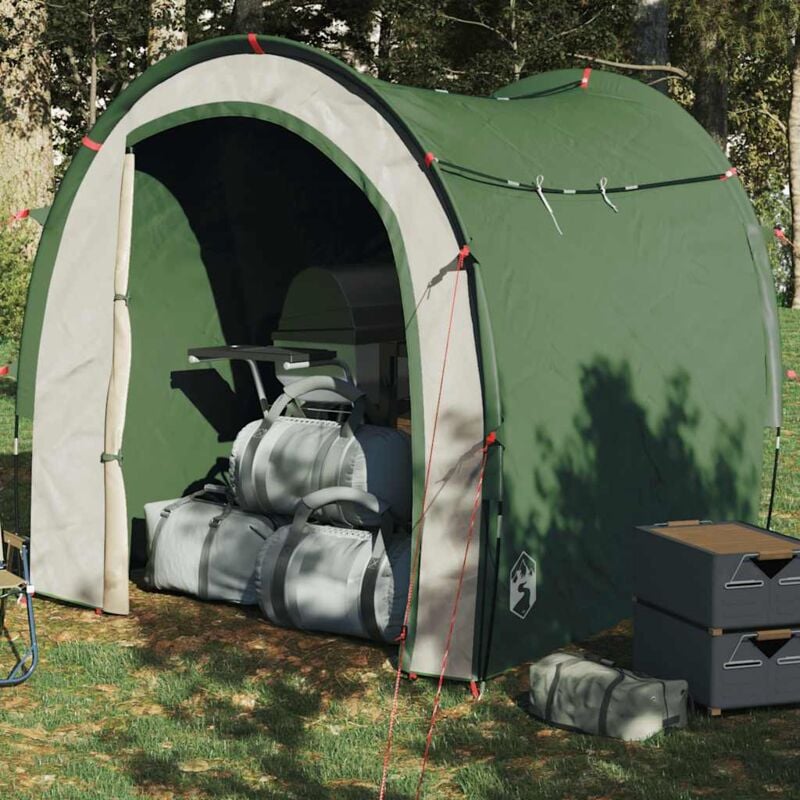 foto del prodotto tenda portaoggetti verde impermeabile vidaxl