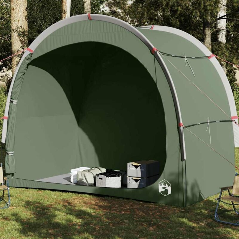 foto del prodotto tenda portaoggetti verde impermeabile vidaxl