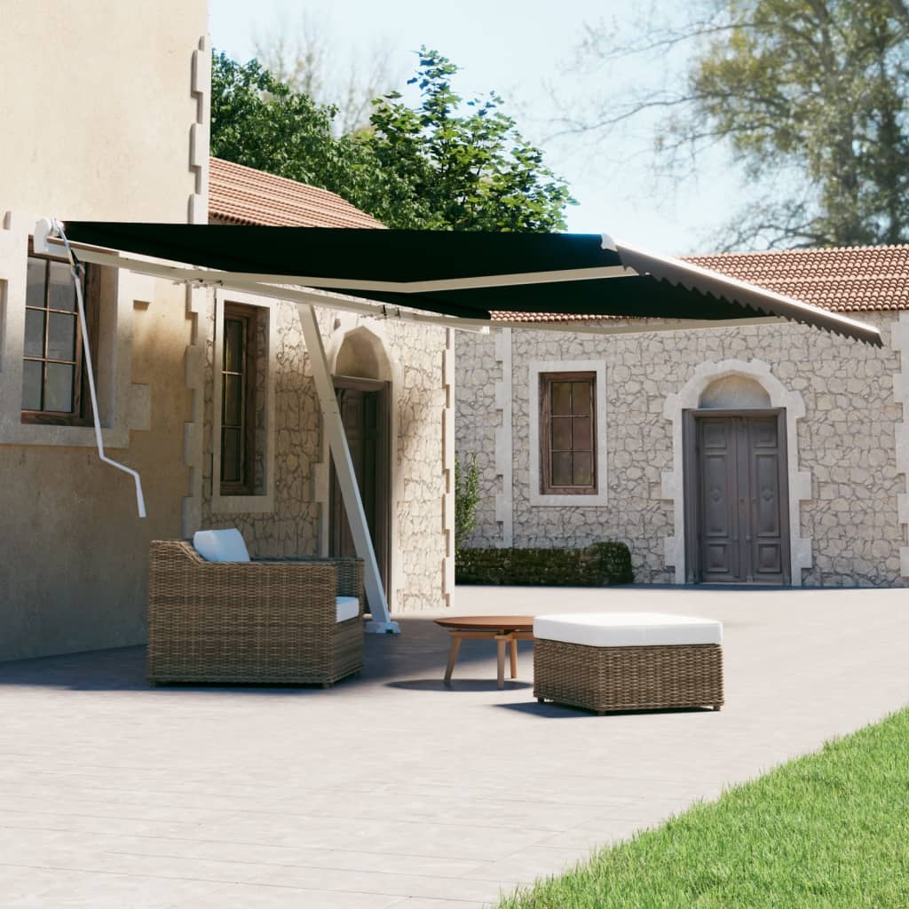 foto del prodotto tenda retrattile manuale autoportante 500x300 cm antracite cod mxl 62206