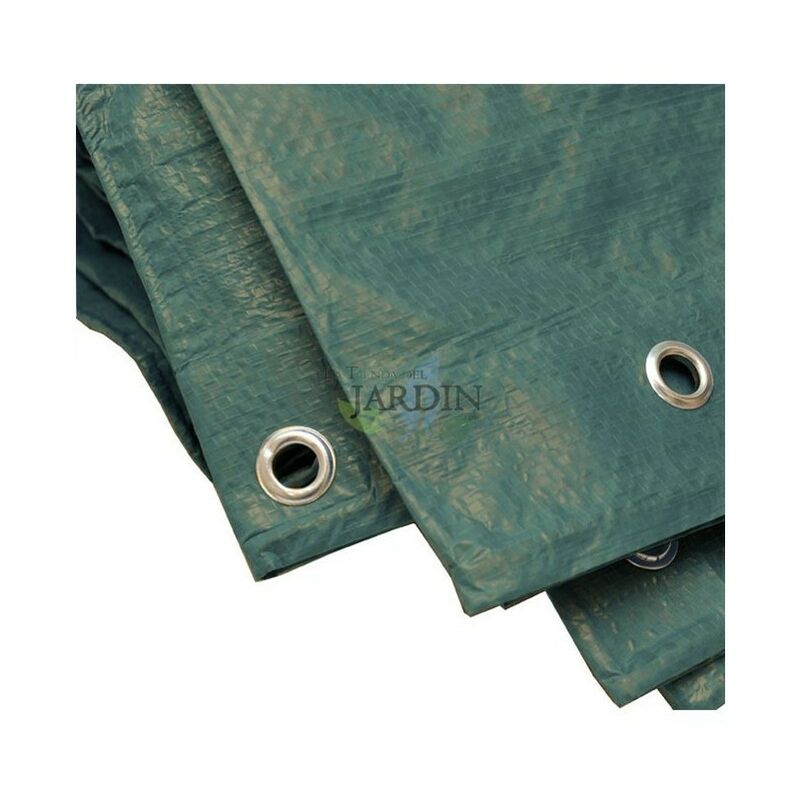 foto del prodotto tenda rinforzata verde 2 x 3 metri 90 gr m2 con occhielli
