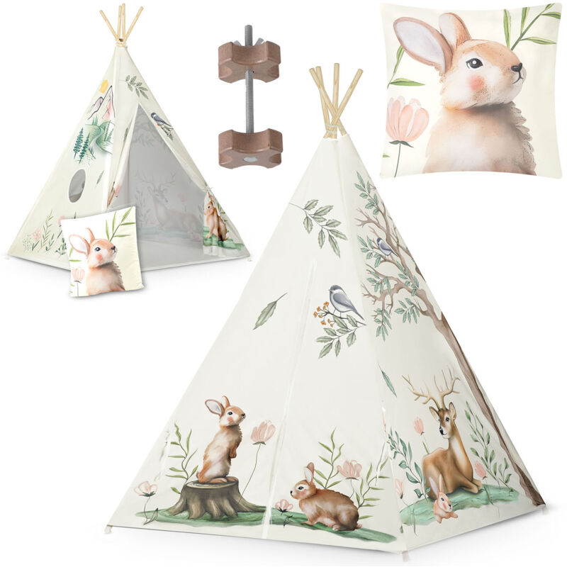 foto del prodotto tenda teepee nukido per bambini beige