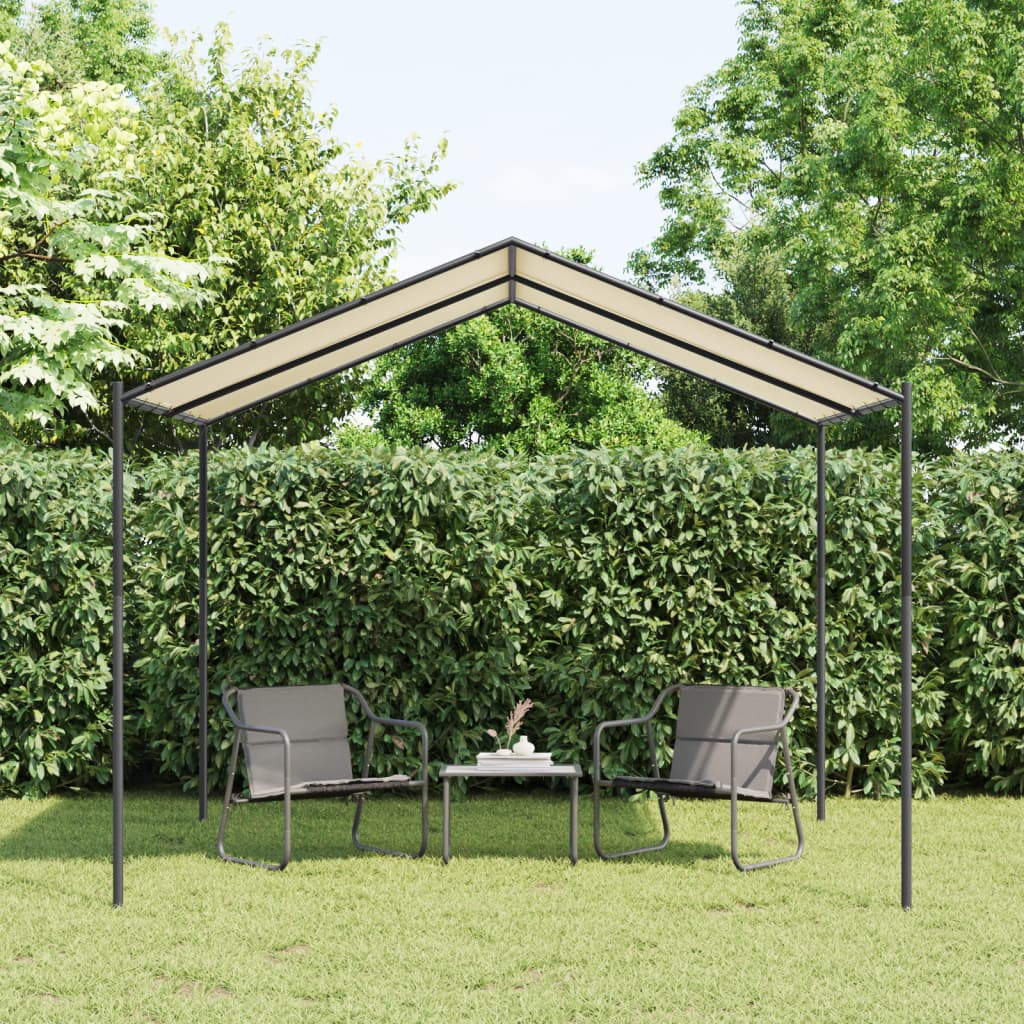 foto del prodotto tendaa baldacchino beige 3x3 m in acciaio e tessutocod mxl 73161