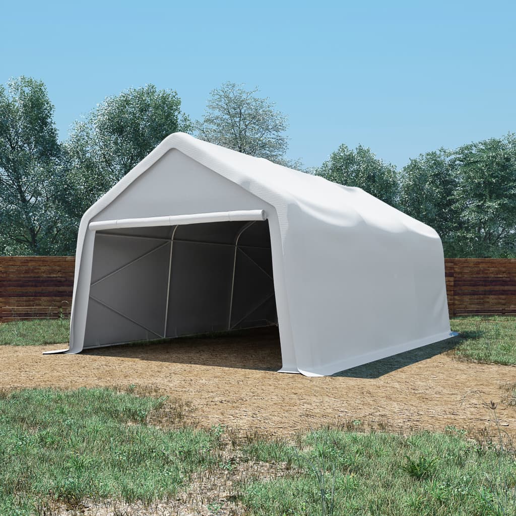foto del prodotto tendacapannone in pvc 550 g m 4x6 m biancocod mxl 93407