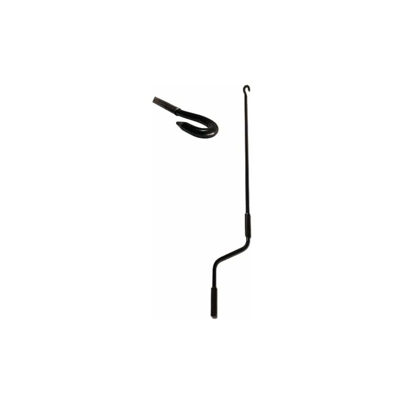 foto del prodotto tendaggimania asta di manovra per tenda da sole avvolgibile universale manovella maniglia 180 cm colore nero