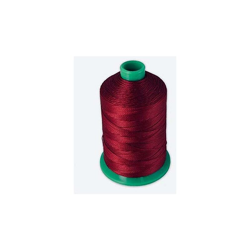foto del prodotto tendaggimania bobina filato rocchetto filo per macchine da cucire, cono da 3000 mt, 100 poliestere colore mosto 4409