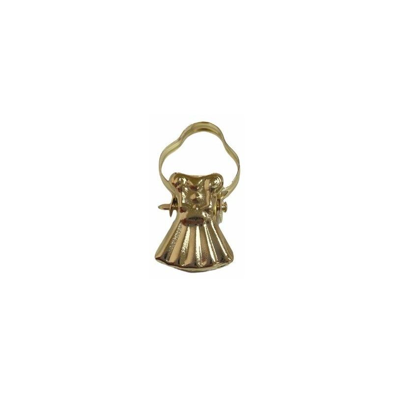 foto del prodotto tendaggimania pinze per tende mollette per tende da interno pinzettone stile barocco pz 10 colore bronzo