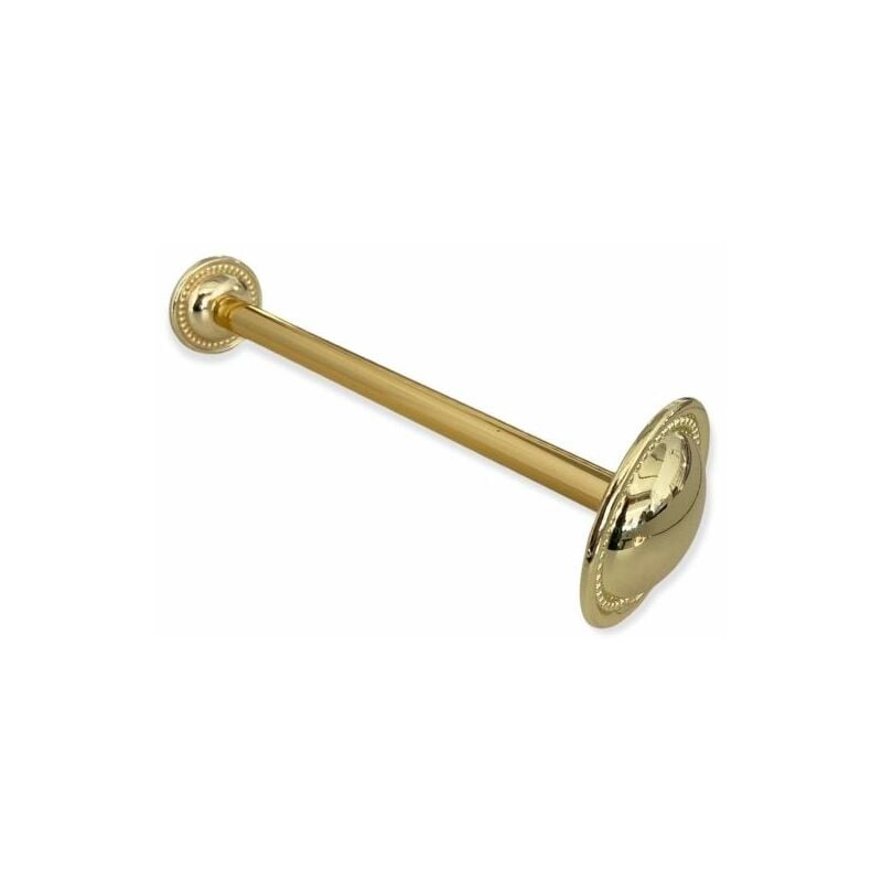 foto del prodotto tendaggimania reggi tenda fermatenda embrasse in ottone per tenda a parete, 20 cm x 70 mm colore oro lucido