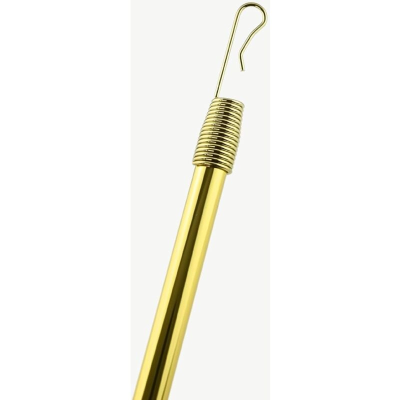 foto del prodotto tendaggimania tiratenda per tende da interno materiale alluminio diametro 11 mm lunghezza 125 cm ideale per lo scorrimento della tenda