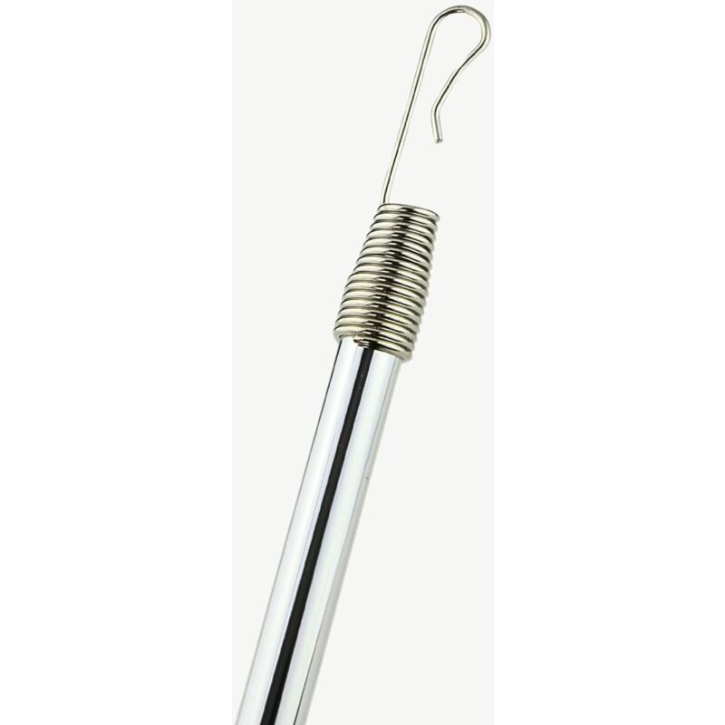 foto del prodotto tendaggimania tiratenda per tende da interno materiale alluminio diametro 11 mm lunghezza 125 cm ideale per lo scorrimento della tenda