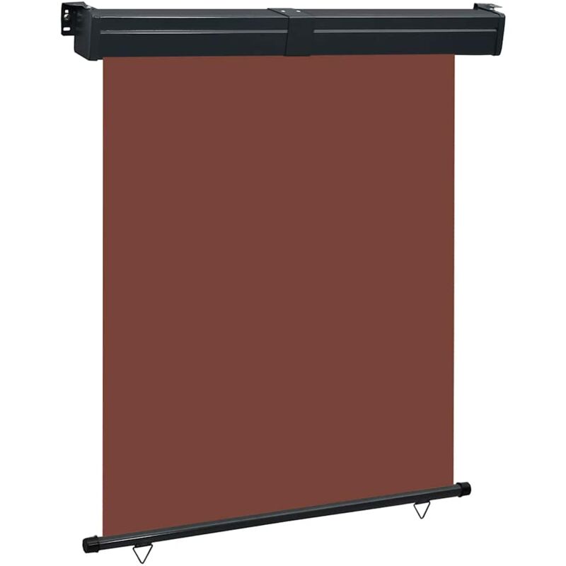 foto del prodotto tendalino laterale per balcone 145x250 cm marrone vidaxl