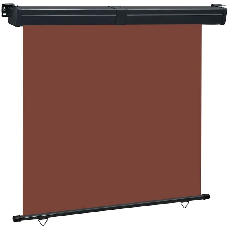 foto del prodotto tendalino laterale per balcone 165x250 cm marrone vidaxl