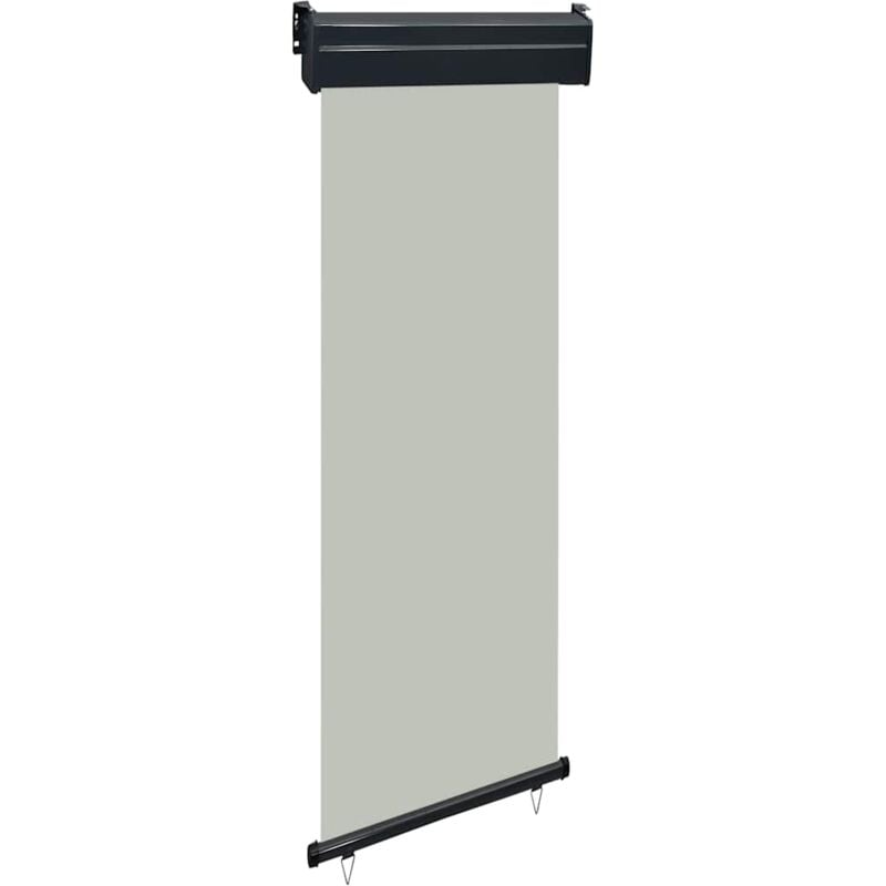 foto del prodotto tendalino laterale per balcone 65x250 cm grigio vidaxl