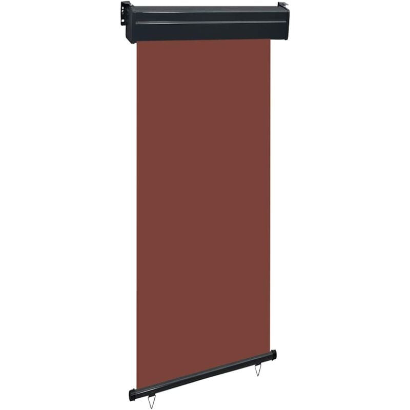 foto del prodotto tendalino laterale per balcone 85x250 cm marrone vidaxl