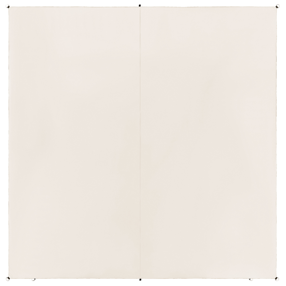 foto del prodotto tendalino parasole per esterni da giardino patio tendalino quadrato 3x3 m resistente ai raggi uv all acqua bianco sporco