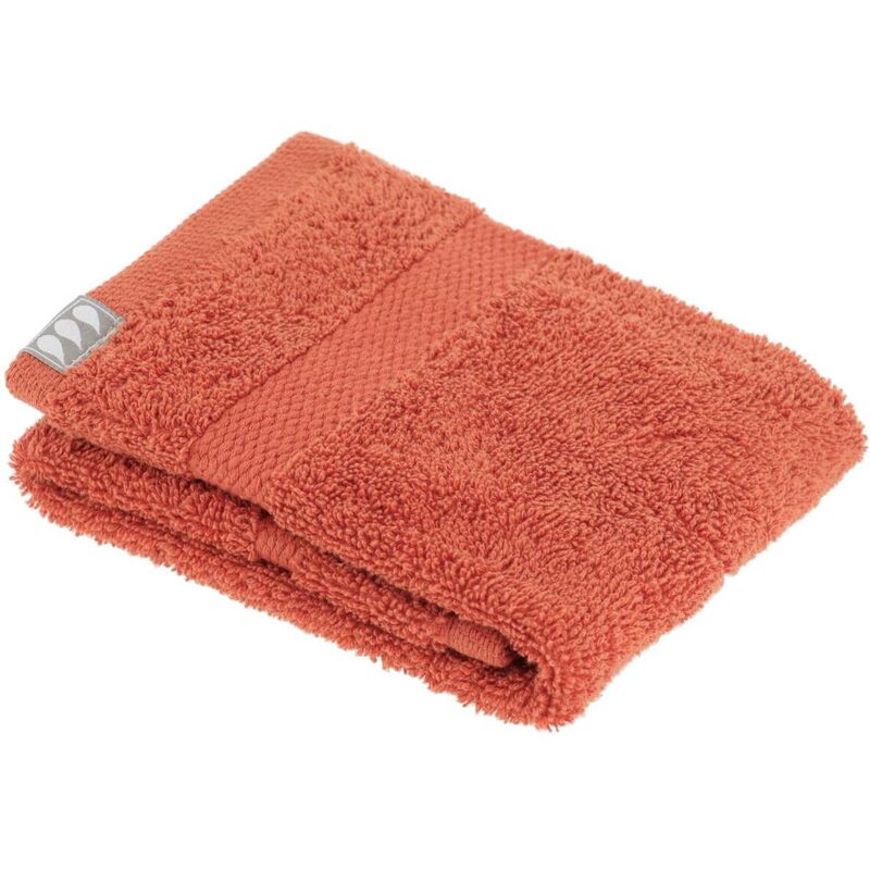foto del prodotto tendance asciugamano invito 30x50 cm 100 cotone terracotta