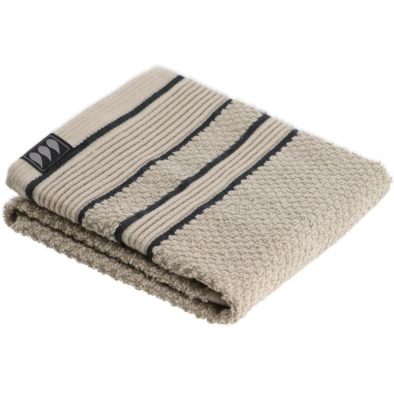 foto del prodotto tendance asciugamano ospite 30x50 cm 100 cotone corda nera