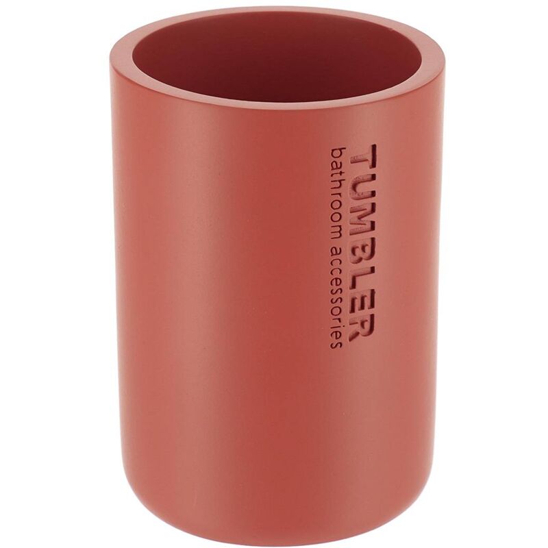 foto del prodotto tendance bicchiere in poliresina terracotta
