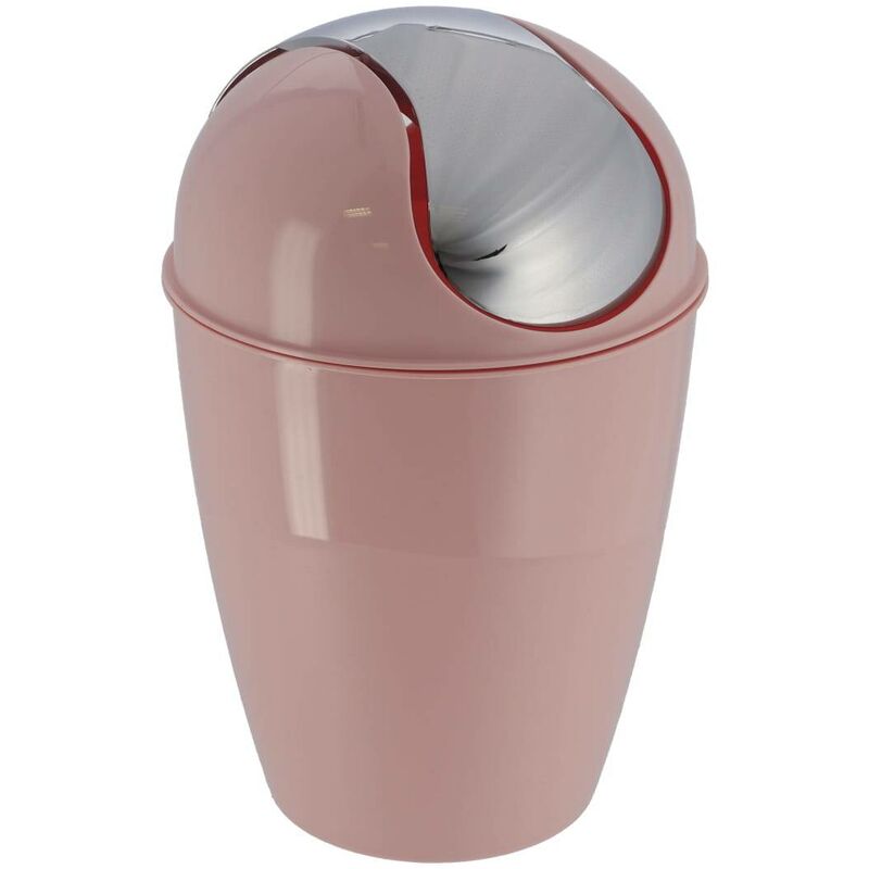 foto del prodotto tendance bidone conico in pp con coperchio 5,6l rosa chiaro