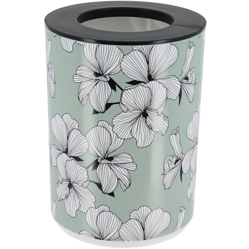 foto del prodotto tendance cestino in pp stampato con coperchio 5l ecrin vert