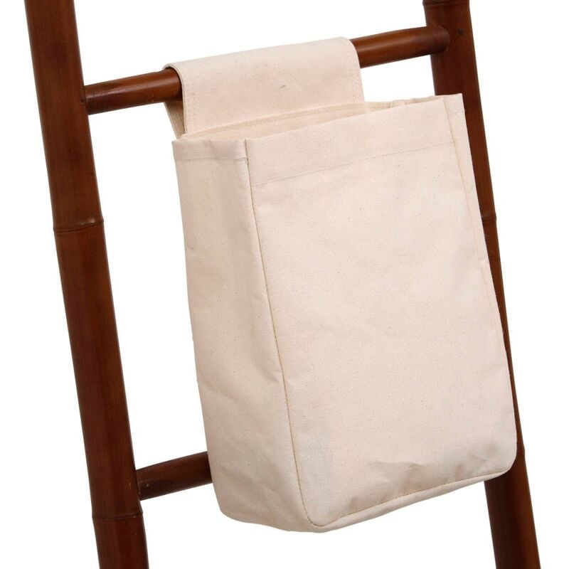 foto del prodotto tendance cestino portaoggetti in cotone smart con gancio antigraffio mm naturale
