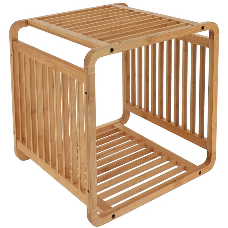 foto del prodotto tendance cubo di bamb intelligente e impilabile naturale