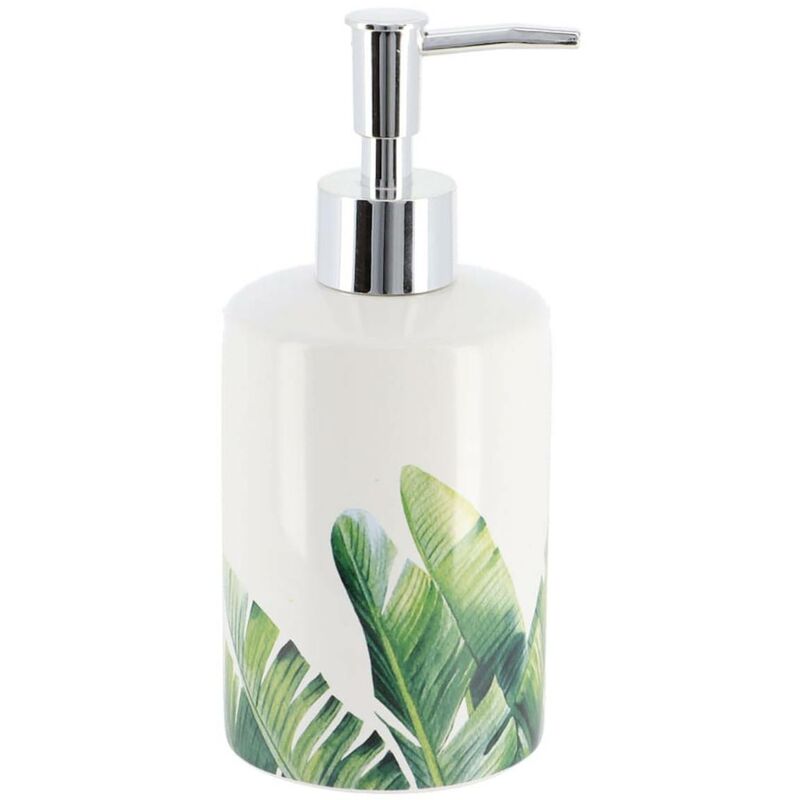 foto del prodotto tendance dispenser di sapone stampato rotondo dolomite 320 ml oasis
