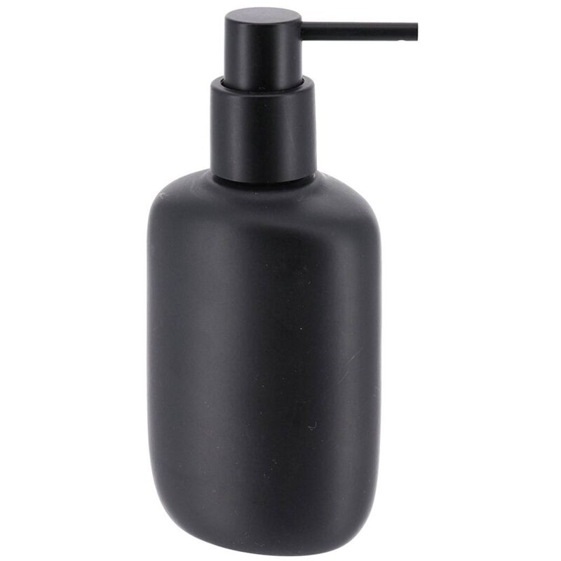 foto del prodotto tendance dispenser ovale di sapone in poliresina 240 ml nero