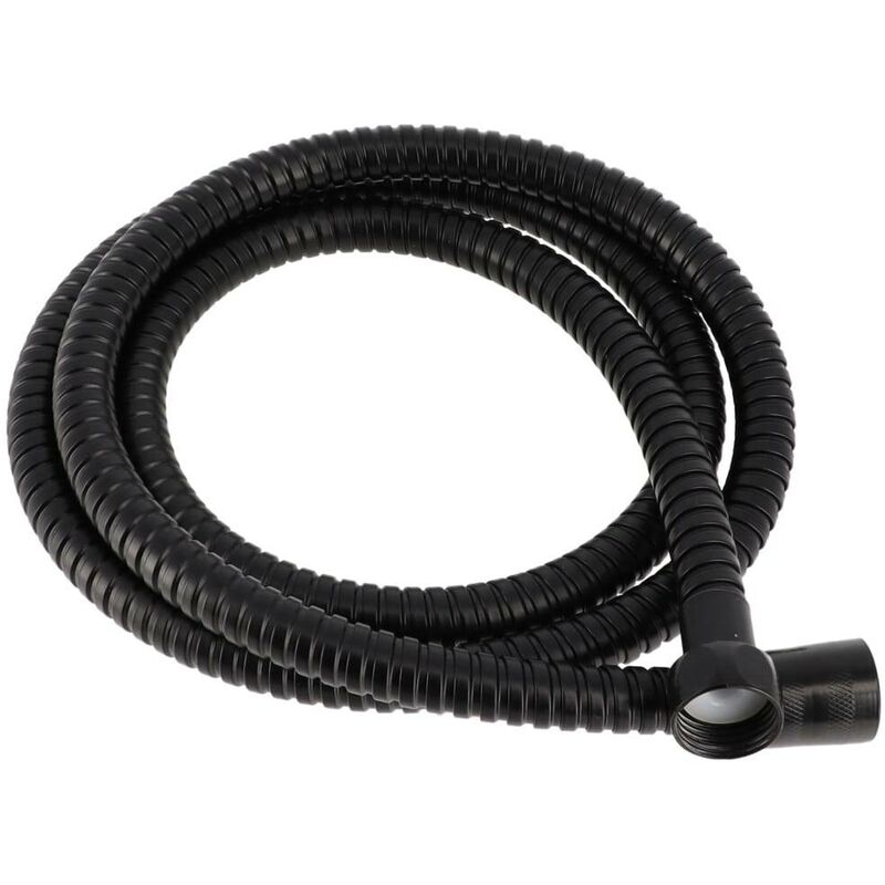 foto del prodotto tendance flessibile doccia in acciaio inox 150 cm nero opaco