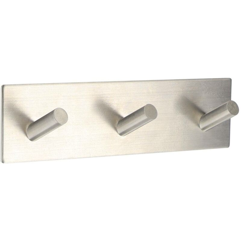 foto del prodotto tendance gancio triplo in acciaio inox da 3 m cromo