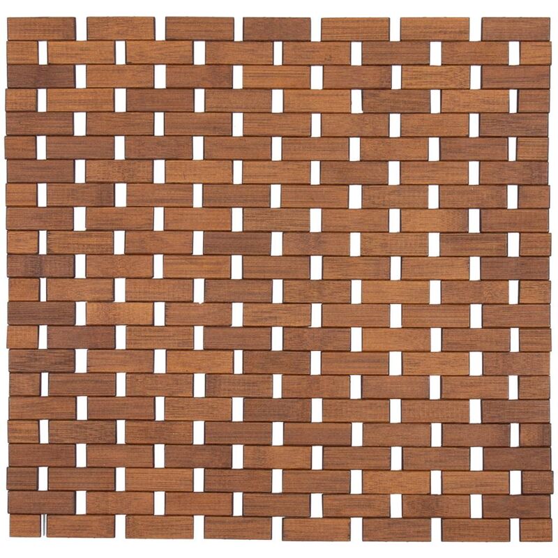 foto del prodotto tendance griglia antiscivolo in bamb 45x45 cm marrone