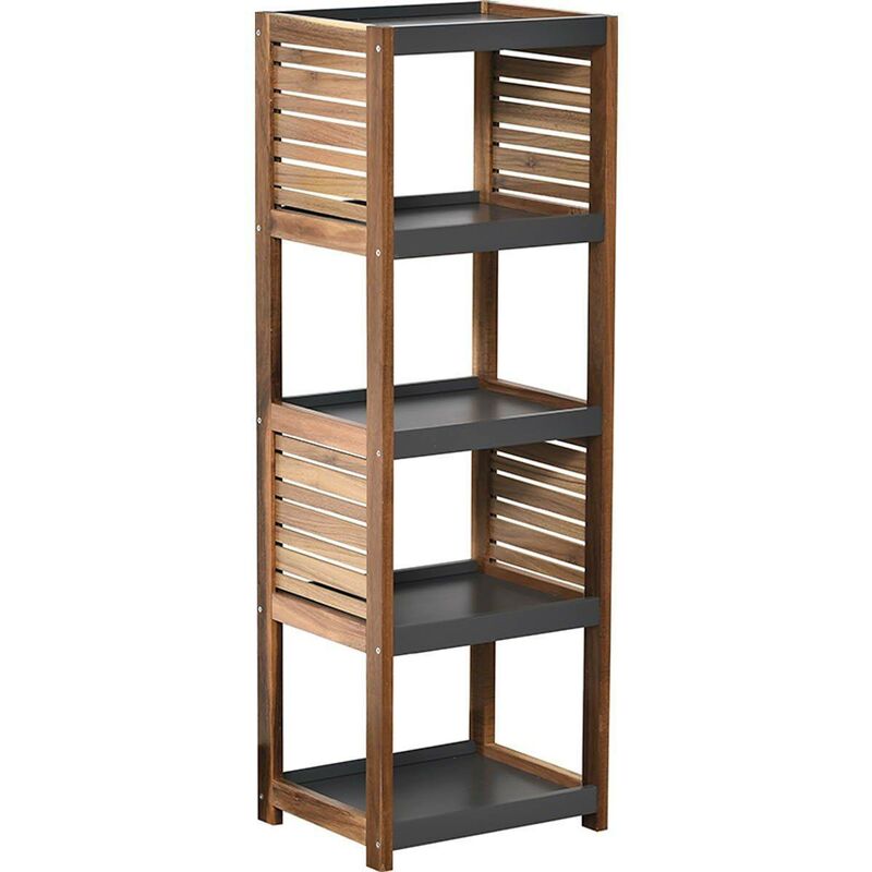 foto del prodotto tendance mobile con 5 ripiani in acacia e mdf element