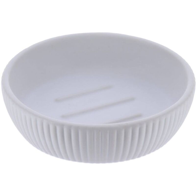 foto del prodotto tendance portasapone arrotondato bianco