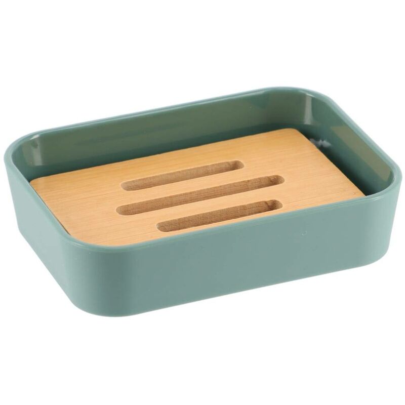 foto del prodotto tendance portasapone in gomma abs e bamb verde salvia