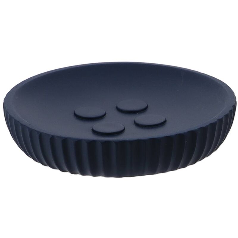 foto del prodotto tendance portasapone in poliresina blu navy