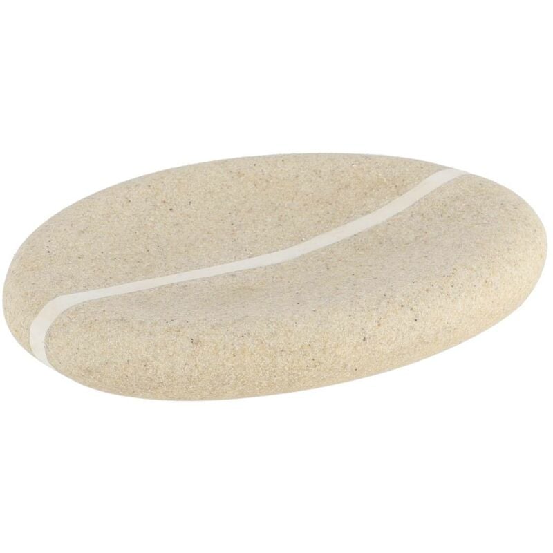 foto del prodotto tendance portasapone ovale in poliresina con effetto pietra naturale