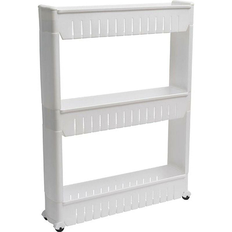 foto del prodotto tendance pp 3 tier storage unit su ruote bianco