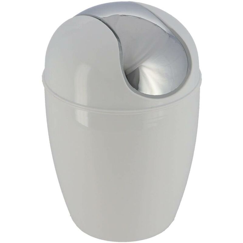 foto del prodotto tendance pp mini bidone conico con coperchio 1,7l bianco