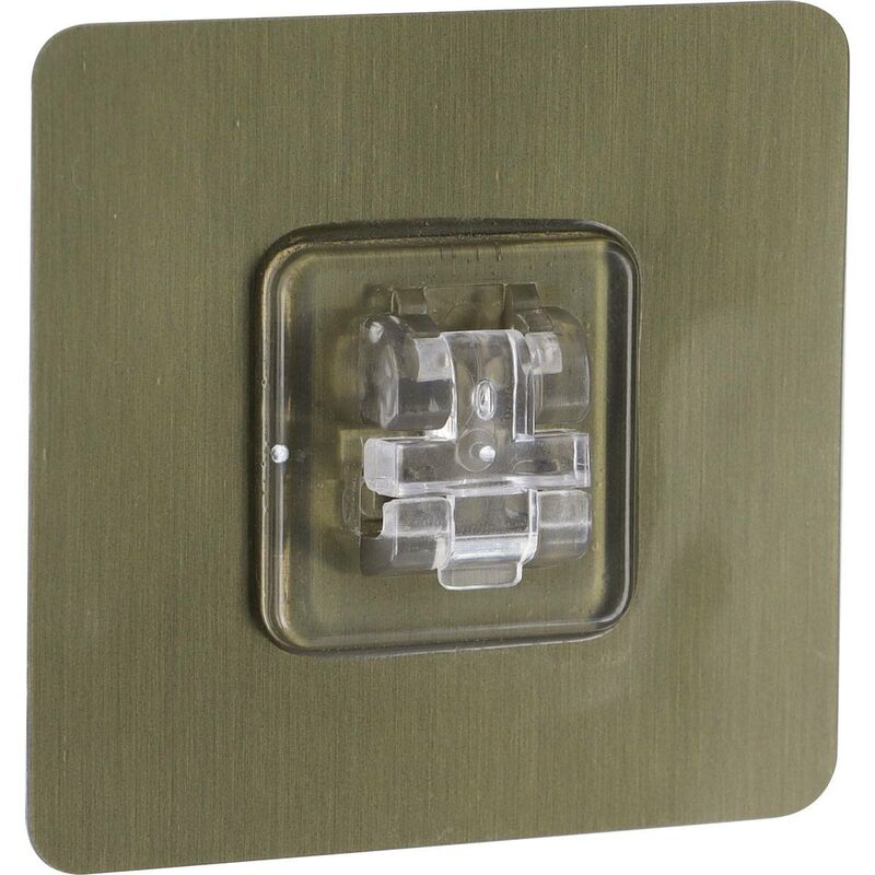 foto del prodotto tendance scheda adesiva in pvc con gancio per accessori a filo argento