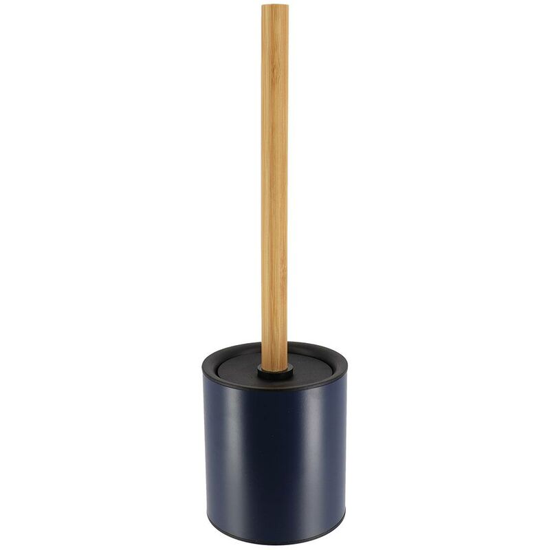 foto del prodotto tendance scopino in metallo con gambo in bamb bamb blu navy