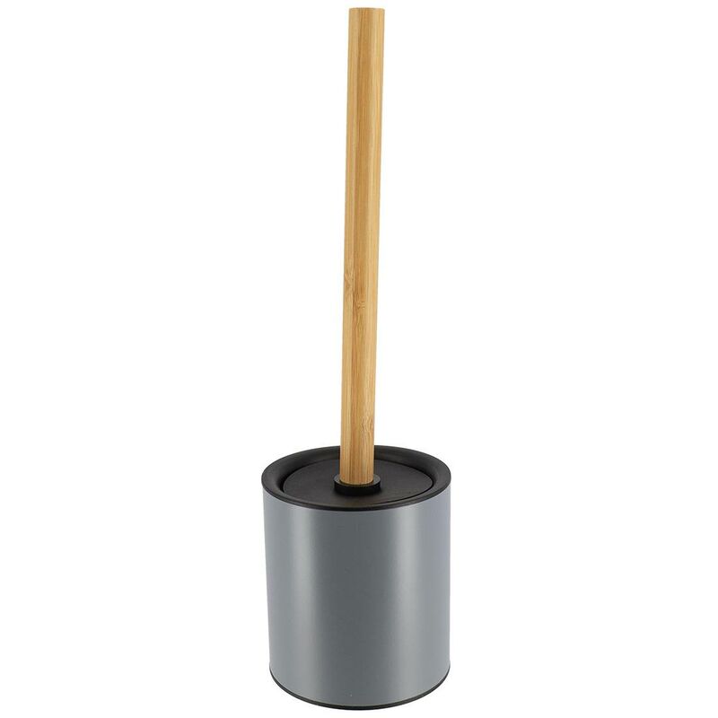 foto del prodotto tendance scopino in metallo con gambo in bamb grigio bamb 